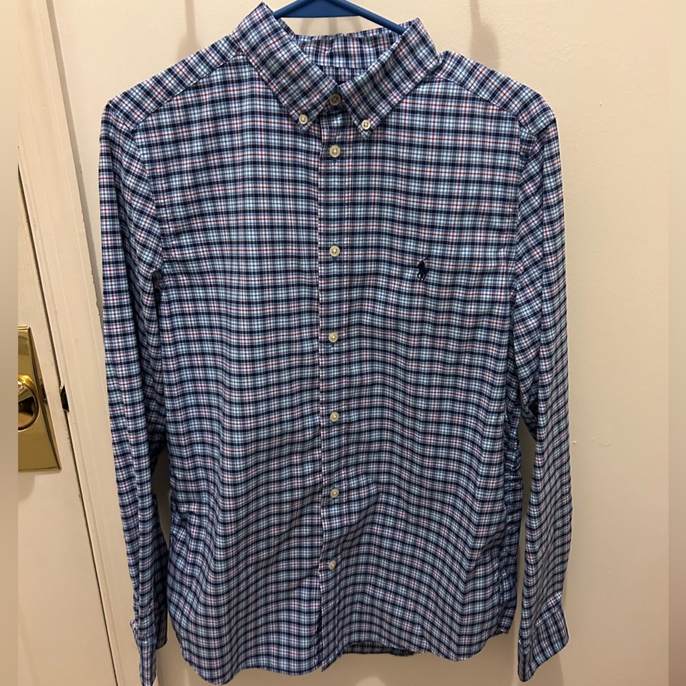 Boys Ralph Lauren button down shirt 18-20 NWT